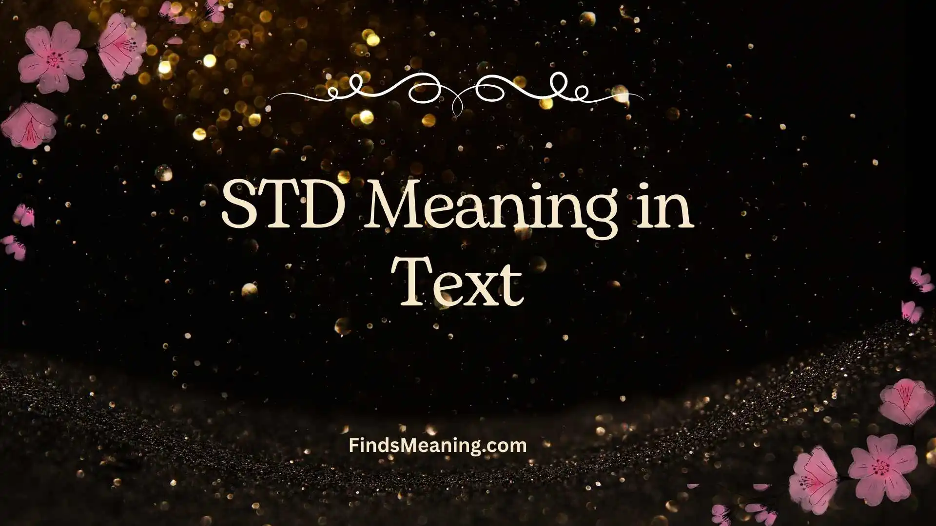 STD Meaning in Text