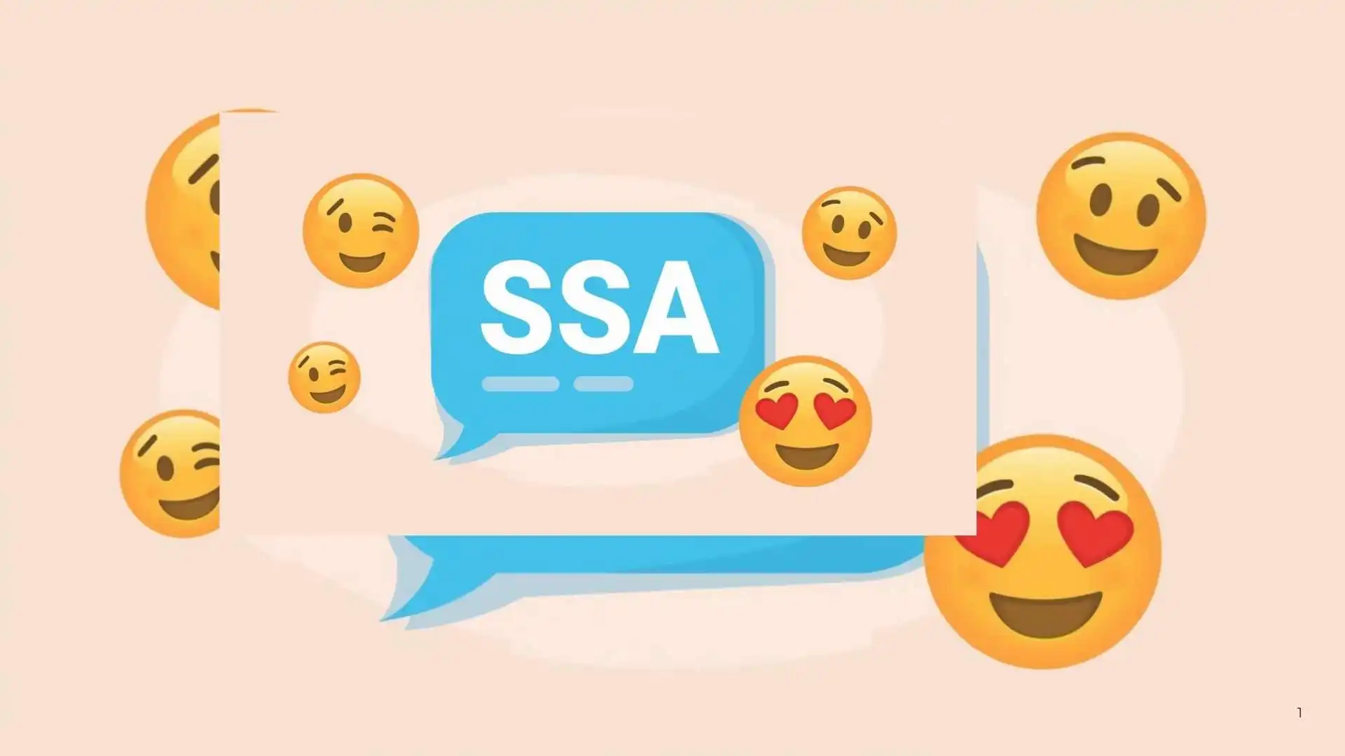 what does ssa mean in text