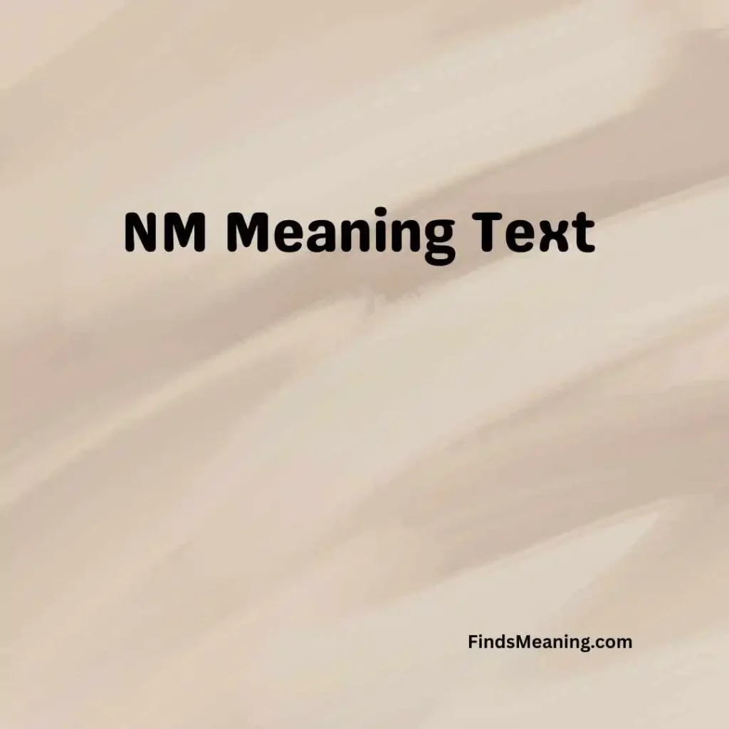 NM Meaning Text