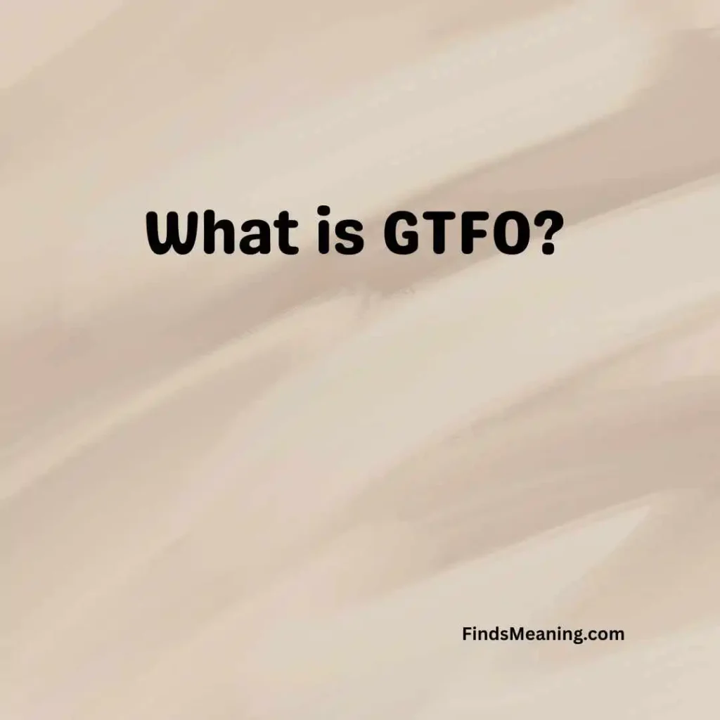 What is GTFO