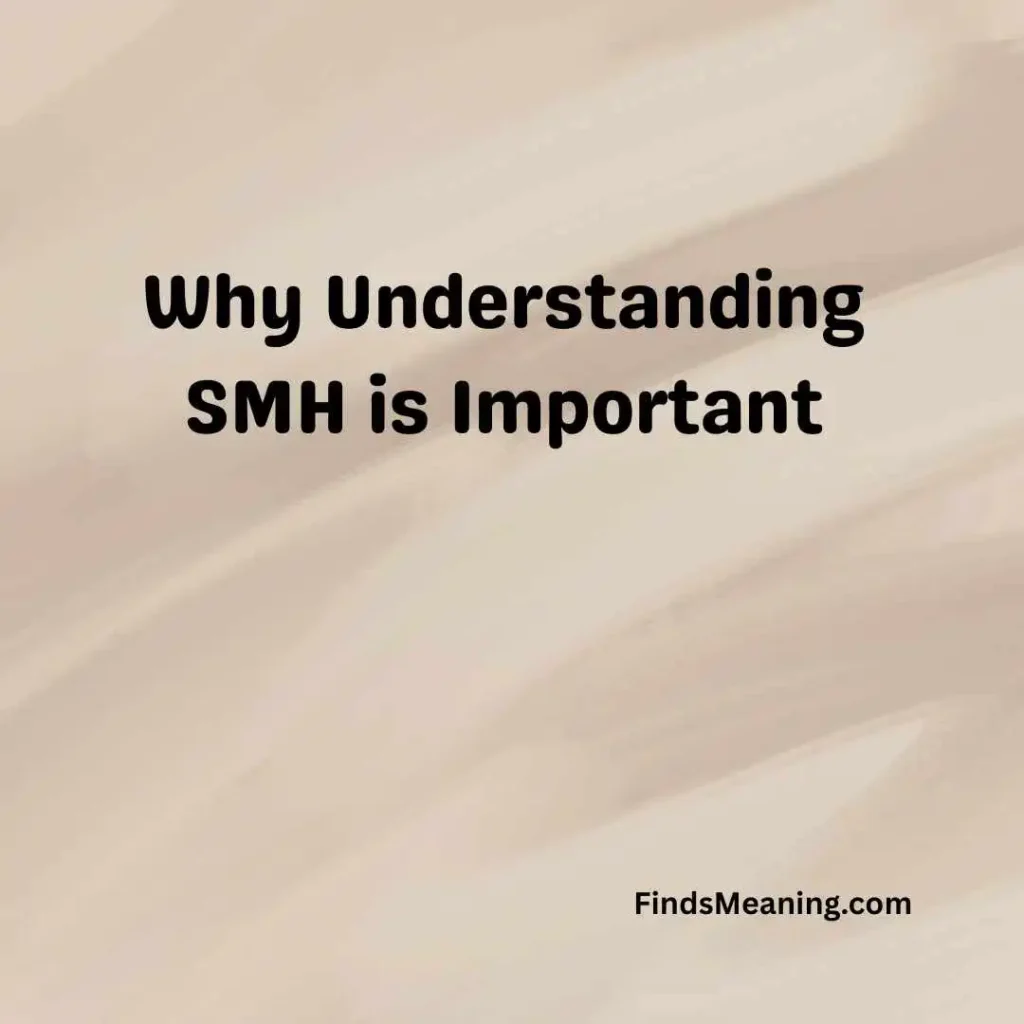 Why Understanding SMH is Important