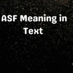ASF Meaning in Text 