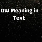 DW Meaning in Text 