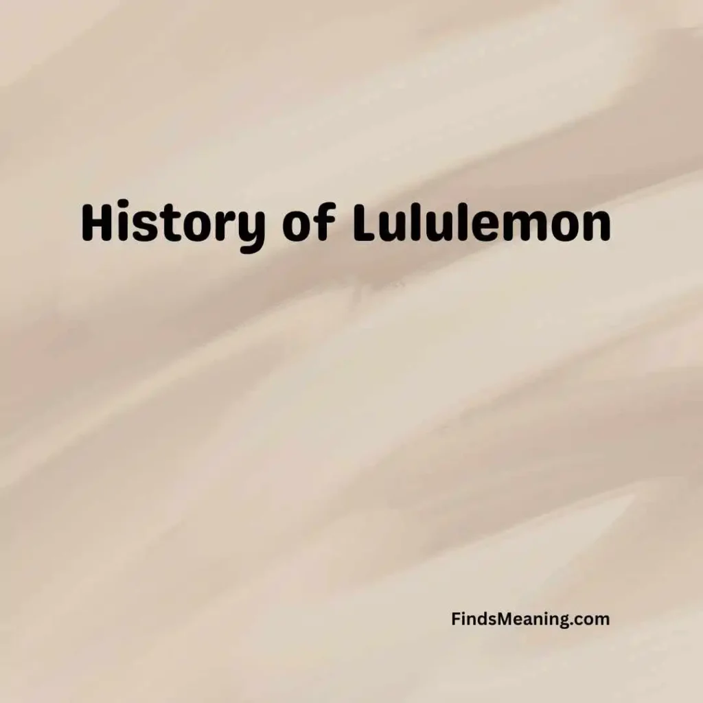 History of Lululemon