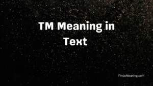 TM Meaning in Text