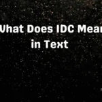 What Does IDC Mean in Text 