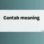 Cantab meaning