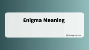 Enigma Meaning